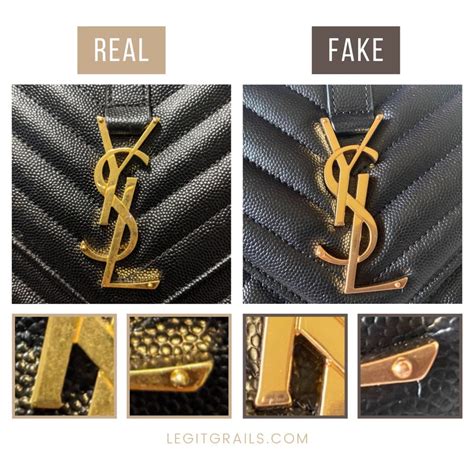 yves saint laurent fake vs real|YSL Bag: How To Spot Fake VS Real (With Pictures).